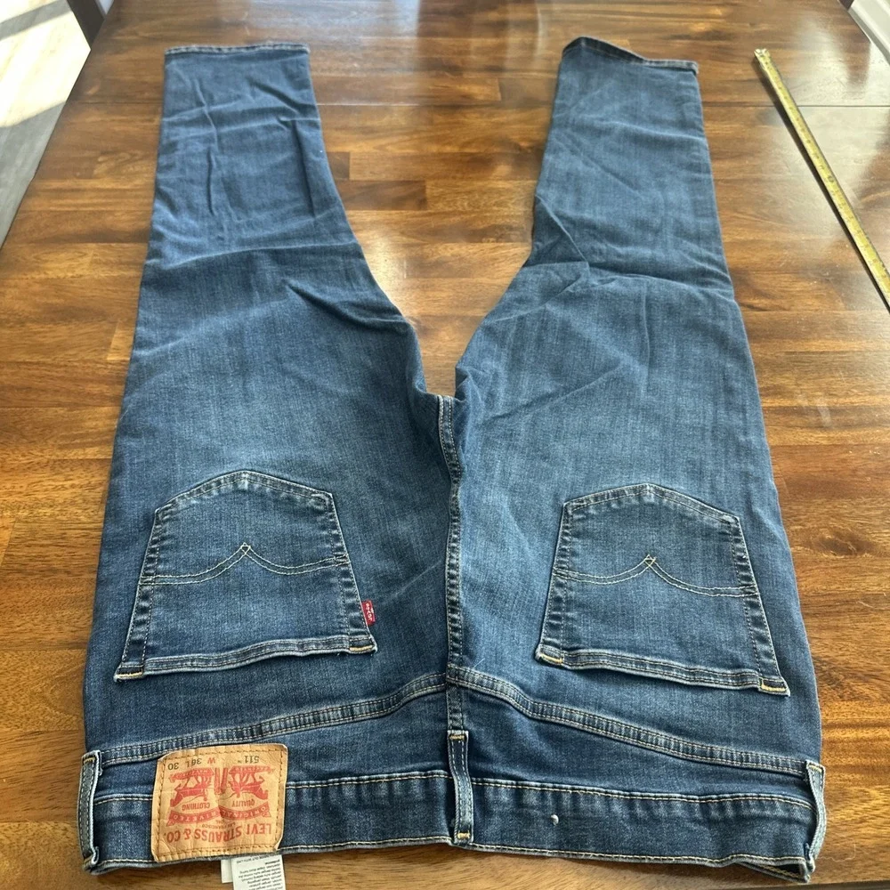 Levis 511 Slim Fit Jeans Mens 36x30 Medium Wash Blue Denim Stretchy